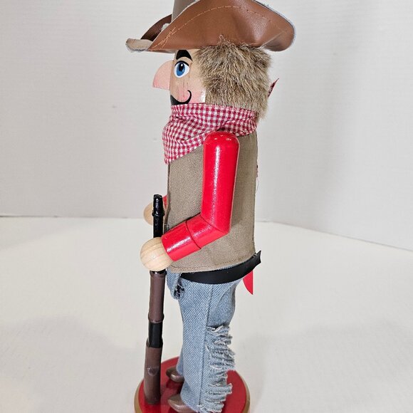 Clever Creations Cowboy 12 Inch Traditional Wooden Nutcracker Christmas Decor - Picture 3 of 9